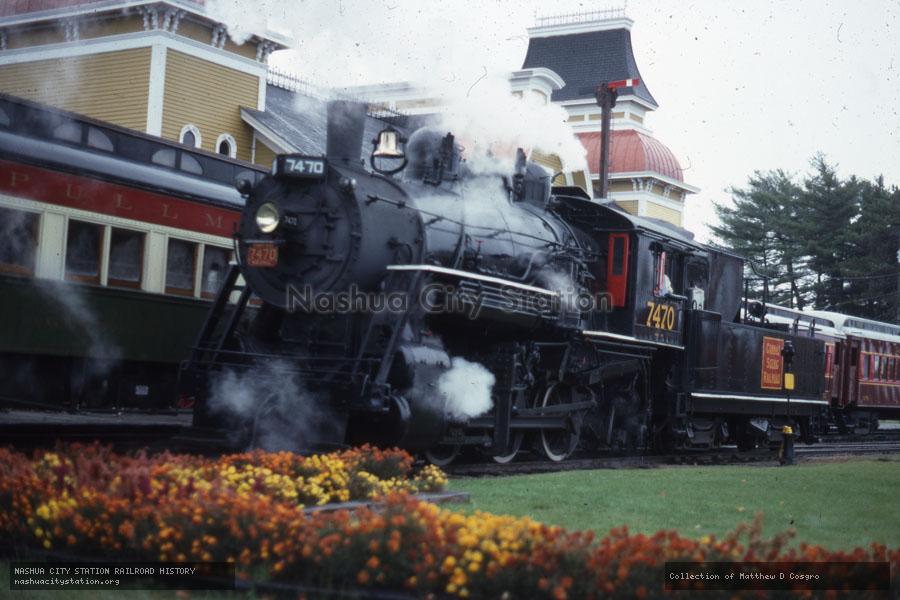 Slide: Conway Scenic Railroad #7470 at North Conway